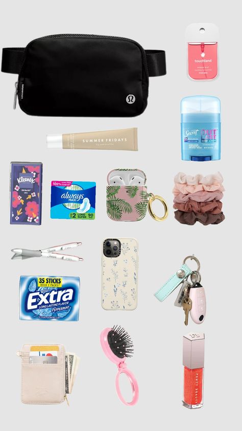 what in my bag #wishlist #whatinmybag #backpack #cuteee #cute #fyp What To Pack In My Travel Bag, What To Put In Your Mini Backpack, What To Have In Your Backpack, What To Keep In Your Bag, Mini Bag Essentials, What To Put In Your Purse, Bag Wishlist, School Purse, Bloxburg Building