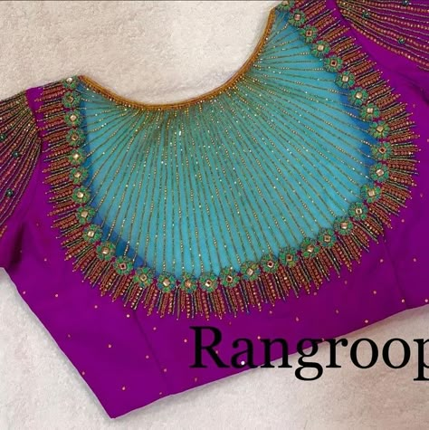 Net Blouse Designs With Aari Work, Aari Work On Netted Blouse, Ariwork Blouse Design 2022, Net Blouse Designs Aari Work, Net Blouse Aari Work, Aari Work Net Blouse Designs, Aari Net Work Blouse, Net Aari Work Blouse Designs, Aari Work On Net Blouse