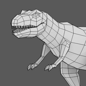 Modeling, UVmapping And Texturing A Low Poly T-Rex In Blender: Part 1 still an excellent starter tut, i think this is first critter i almost made 3d Motion Graphics, Graphics Tutorial, 3ds Max Tutorials, Motion Graphics Tutorial, 3d Modeling Tutorial, Hand Painted Textures, Blender Tutorial, 3d Motion, Low Poly Art