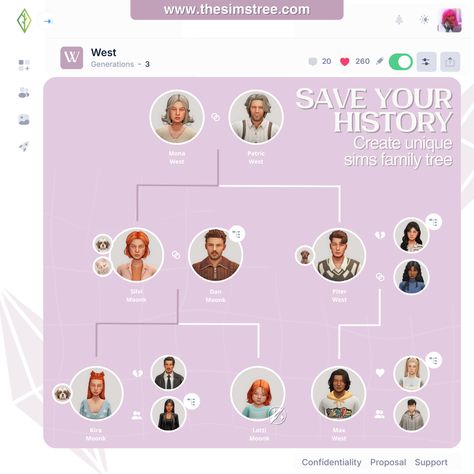 If you love family gameplay in The Sims, you’re in the right place! 🤩
Our service thesimstree.com offers the best tools for managing your Sims’ family tree. You can create a unique genealogy for your... Sims 4 Mod More Columns, Sims 4 Family Dynamics Challenge, Sims 4 Cc Houses Base Game, The Sims 4 Cc Family Poses, Sims 4 Retirement Village, Sims 4 Male Wedding Cc, Sims 4 Healthcare Mod, Sims Family Tree, Sims 4 Holiday Calendar Ideas