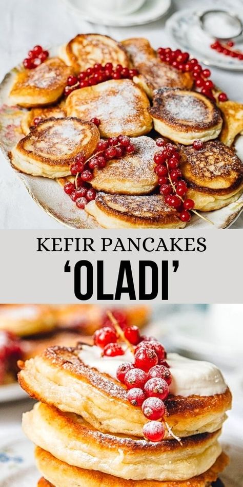 Try my kefir pancakes if you are looking for a different recipe to up your breakfast game! Kefir Dessert, Kefir Breakfast, Kefir Pancakes, Milk Kefir Recipes, Kefir Yogurt, Fruit Syrup, Kefir Recipes, Fermentation Recipes, Party Dishes