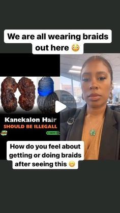 Patricia Pettis on Instagram: "#Repost @akhairandhealing ... It just really seems like a lot of the things that are made for African-American women are hazardous, risky and unhealthy. And unfortunately, most of us are going to choose being cute, attractive or even convenience over our health.   It is a fact that kanekalon hair is one of the most unhealthiest materials to use in our hair. What are you going to do? I know it could be frustrating to even think about for some of us.   Some of us will be like “I can’t give up my braids….ill deal with whatever IF it comes.   IDK. I wish it didn’t have to be our reality but it is ________________________________________  If you need an alternative to a protective styles, we do offer our Revolutionary Abra Kadabra, 6 Month SEW IN system here  and Cute Braids For Mixed Women, Large Fulani Braids Hairstyles, 4c Hair Braids, Cowrie Tattoo, Braids With Hats Black Women, Camoflauge Outfits Black Women, Colorful Box Braids, Braids With Hat, Invisible Braids