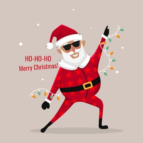 Funny Santa Illustration, Funny Santa Pictures, Christmas Meme, Christmas Memes Funny, Christmas Workout, Funny Santa Claus, Funny Poses, Christmas Memes, Merry Christmas Funny