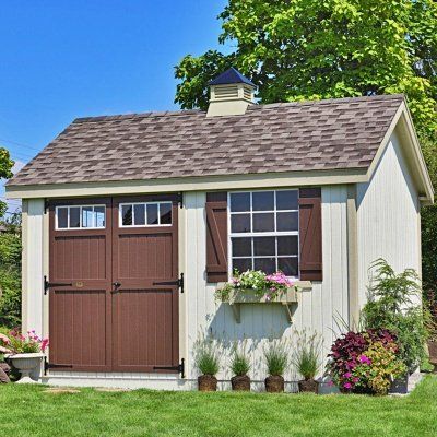 Add a Charming Garden Shed to Your Yard - Town & Country Living Garden Shed Kits, Diy Shed Kits, Wooden Storage Sheds, Shed Makeover, Backyard Storage Sheds, Build Your Own Shed, Wood Storage Sheds, Build A Playhouse, Sheds For Sale