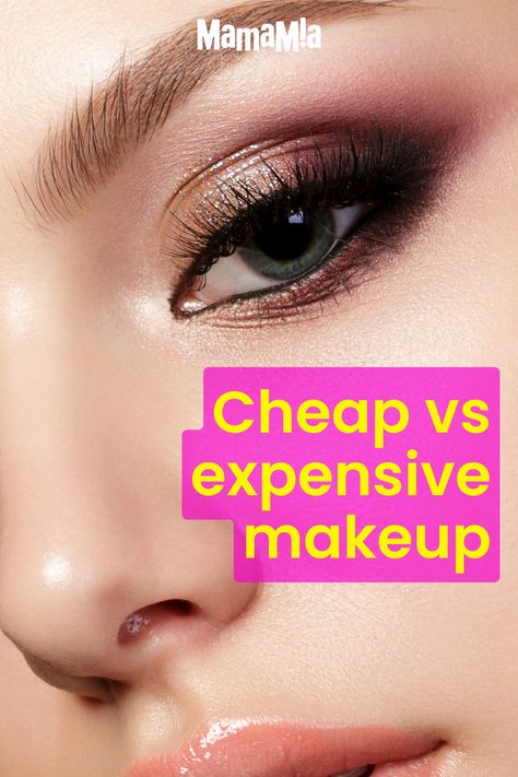 "I applied one side of my face with high-end luxury makeup, costing $951 in total. On the other side, I applied chemist brands costing $134." The results... Expensive Makeup, Cheap Makeup, High End Makeup, Affordable Makeup, Luxury Makeup, Makeup Brands, One Sided, How To Apply, Makeup