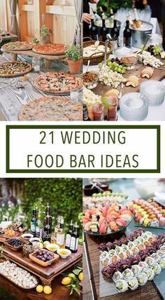 Wedding Food Bar Ideas, Backyard Wedding Food, Food Bar Ideas, Wedding Food Bars, Diy Wedding Food, Wedding Food Menu, Wedding Food Stations, Decoration Buffet, Party Food Buffet