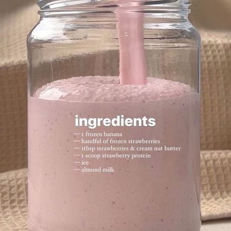 Coquette Drinks, Pink Smoothie, Sanrio Aesthetic, Easy Healthy Smoothies, Smoothie Recipes Healthy Breakfast, Smoothie Drink Recipes, Healthy Food Inspiration, Pink Tea, Easy Smoothie Recipes