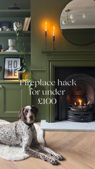 Georgina Raine on Instagram: "🔥 FIREPLACE HACK FOR UNDER £100! 🔥  Now it’s the ‘ber’ months I’m fully embracing Autumn & all the cosy vibes 🍂 so I thought I’d show you this little hack if you have a non-working fire which comes in at under £100!   What I bought:  • 1L insert £89 • 1L fuel from £3.71 • Logs (optional extra) these were £49 but I could do with a few more tbh 🙈  All from @bioethanolfireplace.co.uk not an ad but I would highly recommend! Super helpful & friendly service 🥰  Remember: Saftey first! Always follow manufacturer’s instructions, use responsibly & ensure proper safety measures are in place 🫶🏻  #fireplace #fireplacemakeover #fireplacedecor #openfire #castironfireplace #cosyvibes #bioethanolfireplace #bioethanol #livingroom #autumnvibes #livingroominspo #cosyhome Non Fire Fireplace Ideas, Electric Insert In Old Fireplace, Fake Fireplace Insert Ideas, Replace Fireplace Insert, Fireplace Alternatives Ideas, Fireplace Without Fire, Fireplace No Fire, Nonfunctional Fireplace Ideas, Small Room Fireplace