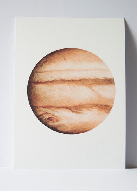 Watercolour Jupiter print, Planet art, Planet Watercolor, planet Print, Bohemian art, science illustration, Space Art, Lunar art, boho Decor Planet Watercolor, Lunar Art, Painting Illustrations, Illustration Space, Planet Painting, Indie Decor, Planet Art, Science Illustration, Planets Art