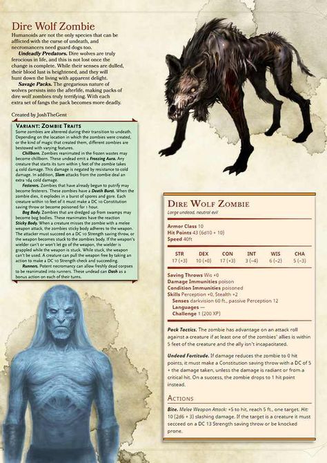 Zombie Variants - Imgur Dungeons And Dragons Rules, Dnd Stats, Dnd Character Sheet, Dungeon Master's Guide, Dnd Races, Dungeons And Dragons 5e, Dnd 5e Homebrew, Dnd Dragons, D D Monsters