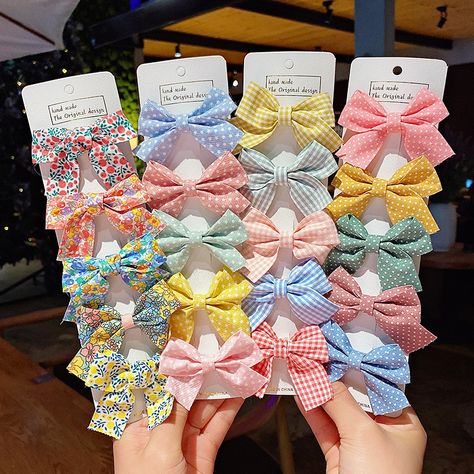 Smarter Shopping, Better Living! Aliexpress.com Cute Ponytails, Bow Accessories, Adult Crafts, Girls Sweet, Headband Hair, Crazy Hair, Girls Hair Accessories, Plaid Print, Baby Bows