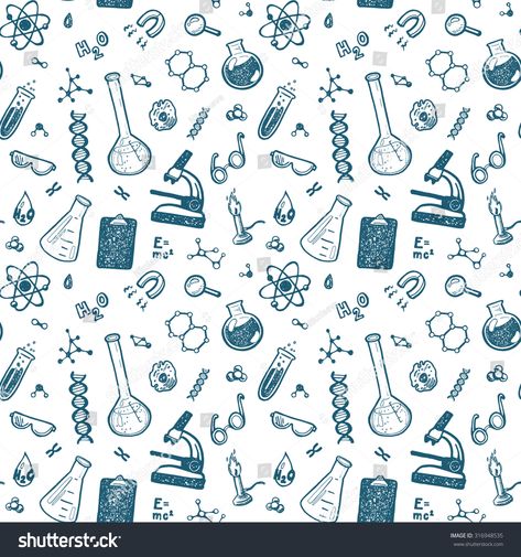 Hand Drawn Chemistry seamless pattern. Science background. #Ad , #Affiliate, #Chemistry#Drawn#Hand#seamless Chemistry Doodles, Chemistry Drawing, Science Doodles, Chemistry Projects, Chemistry Art, Science Words, Science Background, Science Stickers, Chemistry Experiments