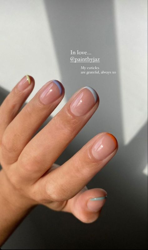 Boho Nails, Minimal Nails Art, Romantic Nails, Short Gel Nails, Subtle Nails, Transparent Nails, Minimal Nails, Cute Gel Nails, Neutral Nails