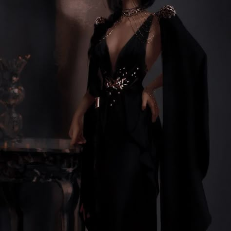 Cruel Prince Dress, The Cruel Prince Outfit, Ethereal Dress Goddesses Dark, Jude Duarte Outfit, Jude Duarte Dress, Lightlark Aesthetic, Aesthetic Dresses Formal, Jude Duarte Aesthetic, Aesthetic Character