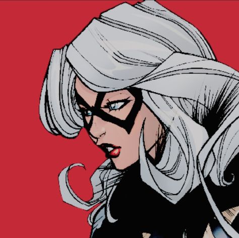 Black Cat Felicia Hardy, Felicia Hardy, Cat Icon, Marvel Comics, Black Cat, Marvel, Comics, Hair, Black