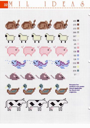 Sheep Cross Stitch, Cross Stitch Border Pattern, Tiny Cross Stitch, Cross Stitch Kitchen, Small Cross Stitch, Cross Stitch Bird, Mini Cross Stitch, Beaded Cross Stitch, Cross Stitch Borders