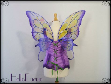 Iridescent Fairy Wings, Iridescent Fairy, Fairy Wings Costume, Renn Faire, Costume Wings, Rose Fairy, Photo Zone, Fairy Festival, Dragonfly Wings