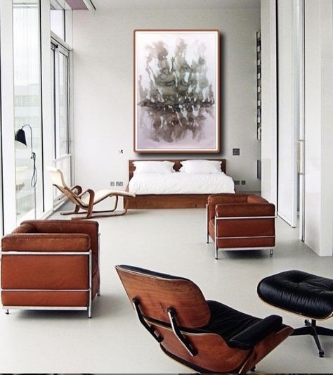 Le Corbusier Interior, Corbusier Interior, Le Corbusier Chair, Corbusier Furniture, Contemporary Leather Sofa, Modern Bedroom Furniture, Pottery Ceramics, Furniture Design Modern, Interior Furniture