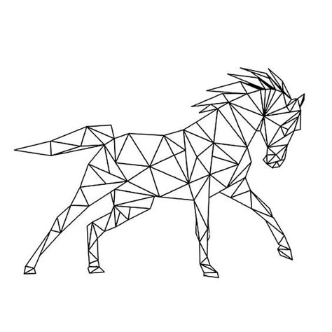 Horse Silhouette Tattoo, Silhouette Tattoo Design, Horse Tattoo Ideas, Geometric Horse, Horse Tattoos, Silhouette Tattoo, Geometric Art Animal, Horse Tattoo Design, Birthday Background Design