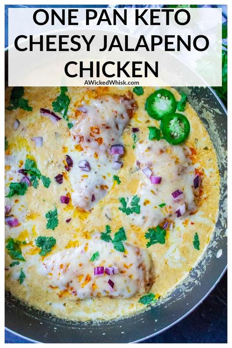 Cheesy Jalapeño Chicken, Cheesy Jalapeno Chicken, Jalapeno Sauce, Jalapeno Chicken, Seasoned Chicken, Ground Beef Dishes, Easy Chicken Dinner Recipes, Keto Meal Prep, Keto Recipes Dinner