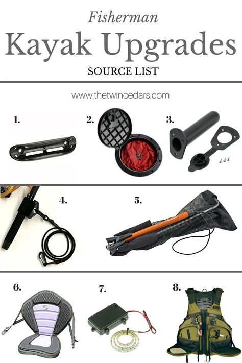 Kayak Fishing Setup, Kayak Fishing Diy, Kayak Equipment, Kayaking Outfit, Best Fishing Kayak, Kayak Fishing Tips, Kayak Fishing Accessories, Angler Kayak, Kayaking Tips