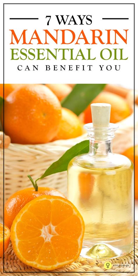 Mandarins are tastier than the common oranges, but have you ever thought about the benefits offered by the oil extracted from them? Mandarin Essential Oil, Essential Oils 101, What Are Essential Oils, Essential Oils Herbs, Citrus Sinensis, Citrus Essential Oil, Antibacterial Soap, Simple Health, Essential Oil Benefits