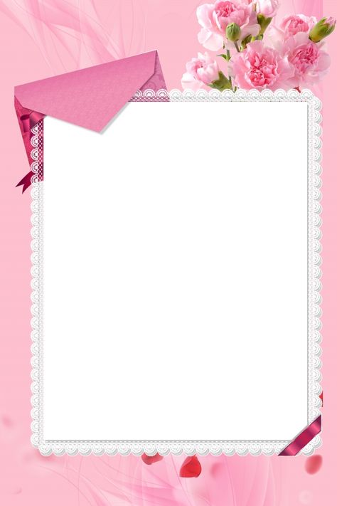 lace,ribbon,pink,warm,no,mothers day,envelope,simple,carnation Pita Merah, Mother's Day Background, Pink Background Images, Floral Border Design, Pink Carnations, Carnation Flower, Wallpaper Photos, Wallpaper Image, Birthday Frames