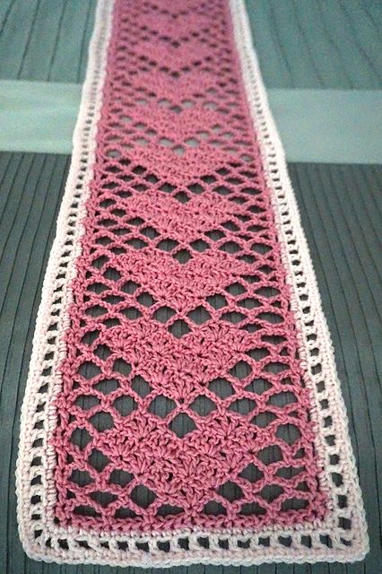 [Free Pattern] This Reversible Sweetheart Lace Scarf Is The Perfect Valentine’s Day Gift Crochet Lace Scarf Pattern, Crochet Valentines, Heart Scarf, Scarves Crochet, Crochet Valentine Patterns, Crochet Lace Scarf, Crochet Valentine, Crochet Heart Pattern, Valentines Patterns