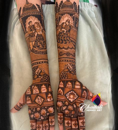 Bridal Mehndi Designs Front Hands Brides, Bride Mahendi, Marwari Mehndi Design, Mehandi Bride, Bride Mehendi, Latest Mehndi Designs Wedding, Arabian Mehndi Design, Engagement Captions, Bride Mehndi