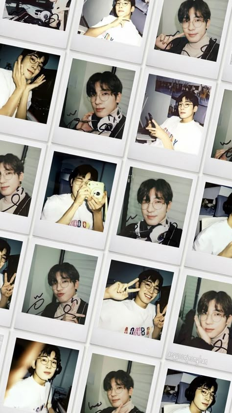 Polaroid Pictures Wallpaper, Wonwoo Polaroid, Vernon Chwe, Won Woo, Jeon Wonwoo, Seventeen Going Seventeen, K Wallpaper, Seventeen Wonwoo, Polaroid Pictures