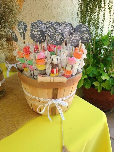 Candy Crate : Unique Salt Water Taffy party favor - Brian & I love salt water taffy! Salt Water Taffy Favors, Salt Water Taffy Wedding Favors, Bbq Party Favors, Boardwalk Theme, Beer Dinner, Candy Kabobs, Edible Favors, Salt Water Taffy, Beach Bridal Showers