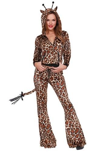 Women Women Animal Costumes, Wild Things Costume, Giraffe Costume, Animal Makeup, Giraffe Pattern, Giraffe Print, Elastic Waist Pants, Drawstring Pants, Printed Pants