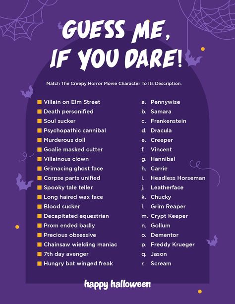 Halloween Bingo Printable, Halloween Games Activities, Halloween Bingo Game, Its Halloween, Fun Halloween Party Games, Happy Halloween Pictures, Halloween Bingo, What Is Halloween, Fear Factor