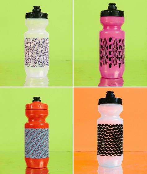 MFS_Bidons_artist Cycling Water Bottle, Artist Residency, Bike Water Bottle, Leave No Trace, Aluminum Water Bottles, Water Bottle Design, Sport Bottle, Sport Water Bottle, Bike Design