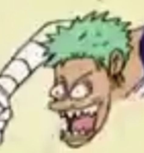 Zoro Cursed Pic, Staw Hats One Piece, One Piece Cursed Pictures, Low Quality Zoro, One Piece Goofy, One Piece Silly, Zoro Meme, Low Quality One Piece, One Piece Low Quality