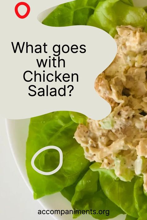 Ideas on what to serve with chicken salad along with how to serve it and side dish ideas. What To Serve With Chicken Salad, Fried Chicken Skin, Family Cookout, Side Dish Ideas, Roast Chicken Leftovers, Vegetable Sticks, Wheat Crackers, Side Dishes For Chicken, Sweet Chicken