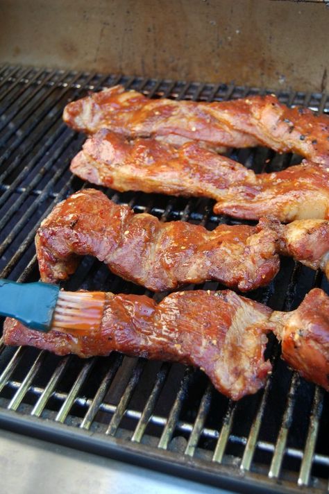 This recipe can be used to make any pork Grilled Bone In Pork. Make Ribs, Chops or Pork Butt and enjoy the amazing flavor! Pork Riblets Recipe, Best Gumbo Recipe, Riblets Recipe, Pork Riblets, Pork Rib Roast, Grilled Pork Loin, Kohlrabi Recipes, Rib Roast Recipe, Meat Smoker