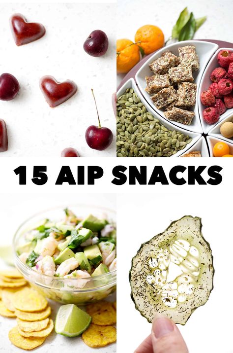 Sticking to the AIP food list can be a challenge when you’re traveling or just running errands. You don’t want (or need) to be tethered to your kitchen. Just bring some AIP snacks with you!  These AIP recipes will make sticking to the autoimmune protocol much easier. These AIP recipes are healthy and delicious which goes along way to not only keep you away from non-compliant foods but helps you enjoy the process of healing. Aip Food List, Aip Snacks, Sweet Snacks Easy, Aip Snack, Process Of Healing, Slow Cooker Applesauce, Autoimmune Paleo Diet, Autoimmune Recipes, Autoimmune Paleo Recipes