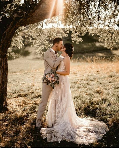 Mocha Wedding, Madi Lane Bridal, Harmony Design, Madi Lane, Bridal Design, Fairy Tale Wedding Dress, Detachable Sleeves, Tulle Bows, Rustic Wedding Dresses