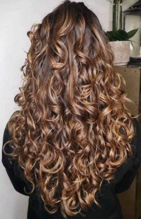 Pelo Ondulado Natural, Natural Curly Hairstyles, Long And Short Hair, Curly Blonde Hair, Dyed Curly Hair, Highlights Curly Hair, Brown Curly Hair, Brown Hair Inspo, Colored Curly Hair