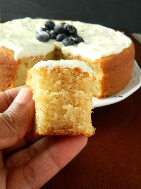 Eggless Almond Cake Recipe, Eggless Almond Cake, Eggless Cake Recipes, Almond Sponge Cake, Cake Recipe From Scratch, Egg Free Cakes, Eggless Cakes, Almond Flour Cakes, Almond Meal Cookies