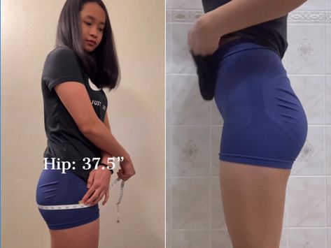 Woman Shocked by Results From 100 Squats a Day Challenge: 'So Much Change' 30 Day Squat Challenge Results, 100 Squat Challenge, 100 Squats A Day, Squat Challenge Results, 30 Day Squats, 30 Day Squat Challenge, 100 Squats, Squat Challenge, Fitness Advice