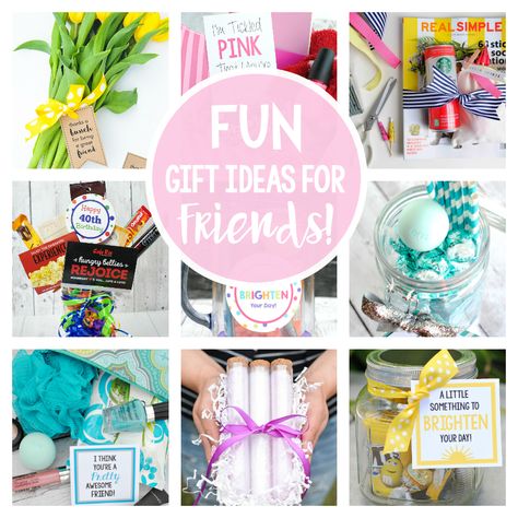 If you're on the hunt for cute gifts for friends whether it's for birthdays, to say thank you, to brighten her day or for any other fun occasion, we've got you covered with these cute but simple gifts! Fun Gift Ideas, Gift Ideas For Friends, Ideas For Friends, Cute Gifts For Friends, Candy Cakes, Diy Gifts For Friends, Friends Diy, Fun Birthday Party, Cute Birthday Gift