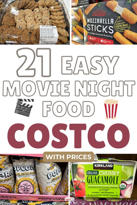 Elevate your next movie night with these delicious food ideas from Costco! From savory movie night snacks to impressive food trays and boards, you’ll find everything you need for your movie night at Costco. Serve movie night food dinners and appetizers that will keep everyone happy and satisfied throughout the film! Happy movie night planning! Add these snacks and appetizers to your Costco shopping list. Movie Night Food Ideas, Impressive Food, Costco Snacks, Costco Shopping List, Food Ideas Appetizers, Warm Appetizers, Happy Movie, Perfect Movie Night, Movie Night Dinner