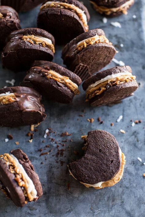 Half Baked Harvest Recipes, Coconut Dessert, Brownie Desserts, Harvest Recipes, Homemade Peanut Butter, Half Baked, Oreo Dessert, Half Baked Harvest, Oreo Cookies