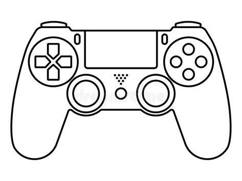 Game Controller Art, Video Game Drawings, Kids Painting Party, Icons For Apps, Game Ps4, Playstation Controller, Ps4 Controller, Canvas Painting Designs, Video Game Controller