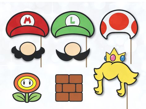 Mario Quilt, Super Mario Bros Party Ideas, Super Mario Brothers Party, Super Mario Brothers Birthday, Mario Brothers Birthday Party, Mario Svg, Brothers Photo, Mario Crafts, Super Mario Bros Nintendo