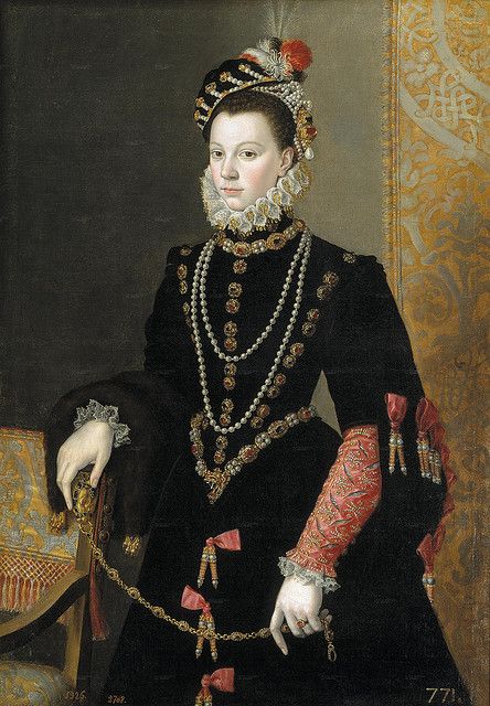 Queen Isabella of Spain 1492 | Isabella de Valois - queen of Spain Catherine De Medici, Woman In Black, Spanish Fashion, Peter Paul Rubens, European History, Caravaggio, Historical Costume, Vintage Artwork, Rembrandt