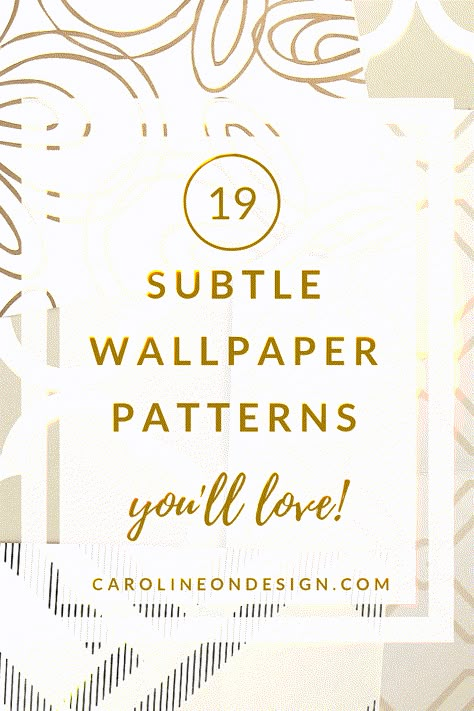 19 subtle wallpaper patterns you'll love! Subtle Neutral Wallpaper, Hallways With Wallpaper, Entry Wallpaper Foyers, Wallpaper In Foyer, Wallpaper Entryway Ideas, Entry Way Wallpaper, Wall Papering Ideas Bedroom, Wallpaper Dining Room Ideas, Powder Room Wallpaper Modern