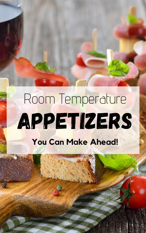 Party Appetizer Ideas, Room Temperature Appetizers, Cold Party Appetizers, Picnic Appetizers, Individual Appetizers, Small Bites Appetizers, Skewer Appetizers, Mini Appetizers, Easy To Make Appetizers